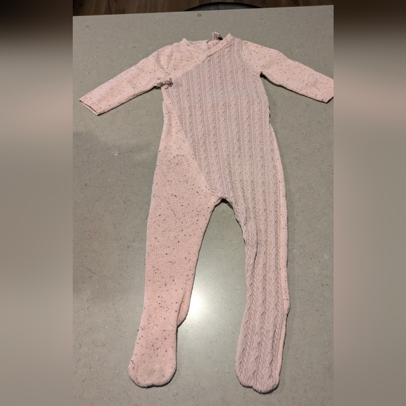 MANIERE NOOVEL baby girl CABLE WRAP FOOTIE, size 18M - Picture 2 of 9